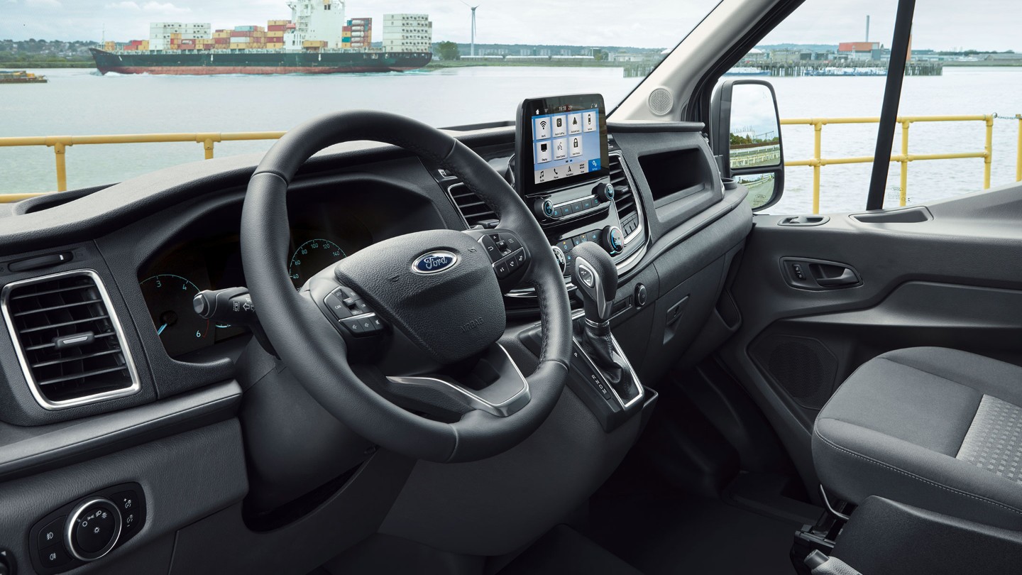 New Ford Transit Van interior view