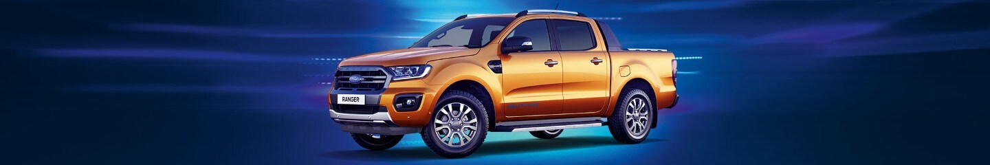 Ford Ranger Double Cab in orange