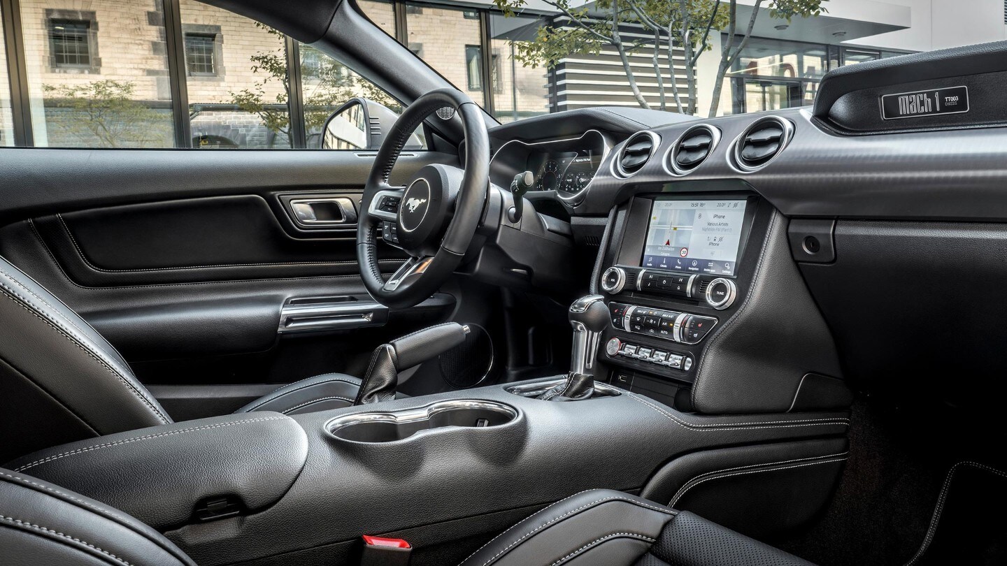 Ny Ford Mustang Mach-E set indvendig cockpit