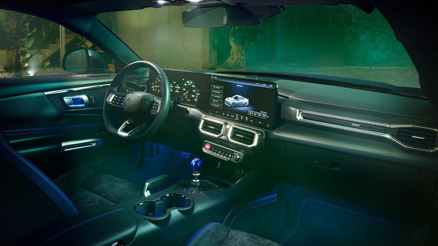 All-New Ford Mustang interior with dashboard