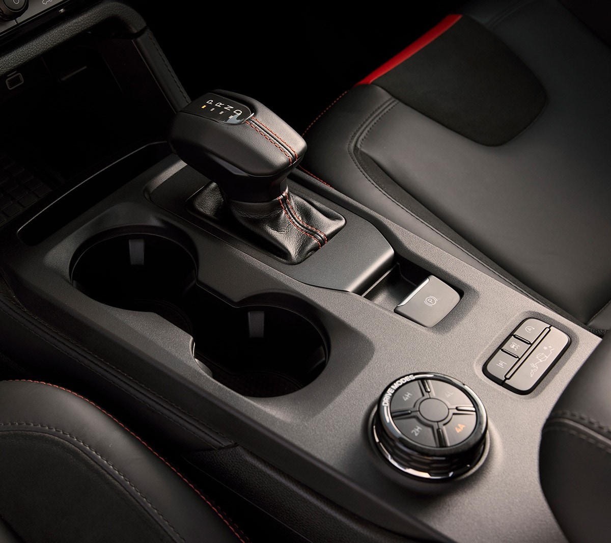 New Ford Ranger Raptor interior gearstick view
