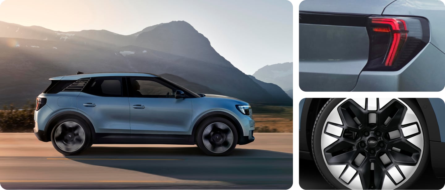 Three images showing the new Ford Explorer®