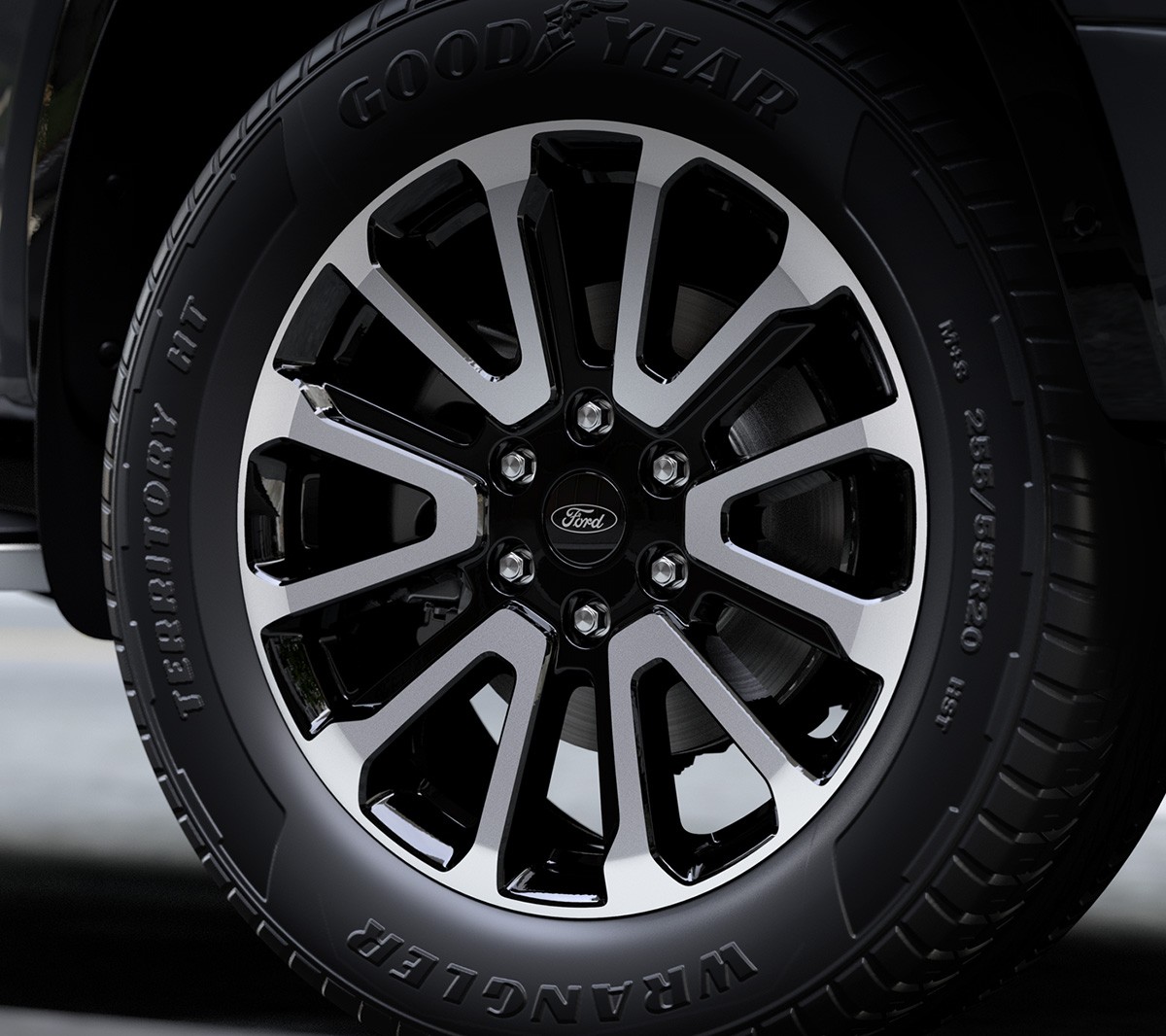 All-New Ford Ranger Platinum wheel closeup