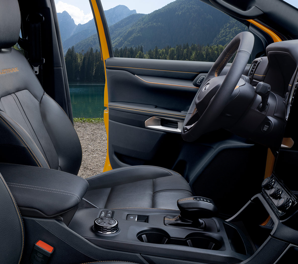 All-New Ford Ranger Wildtrak interior front seats