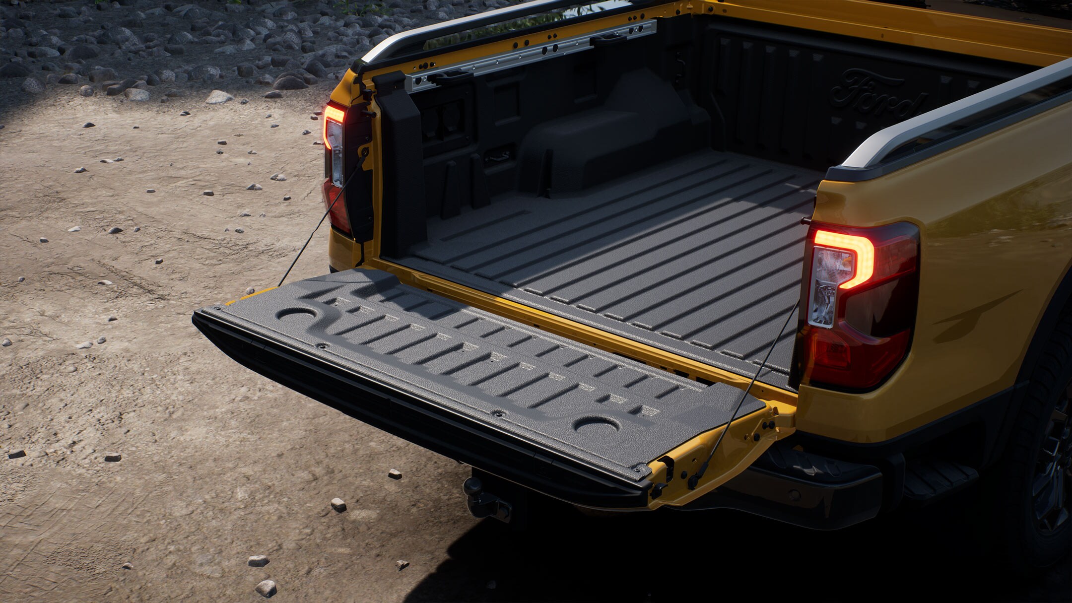 Ford Ranger Tailgate Rear View