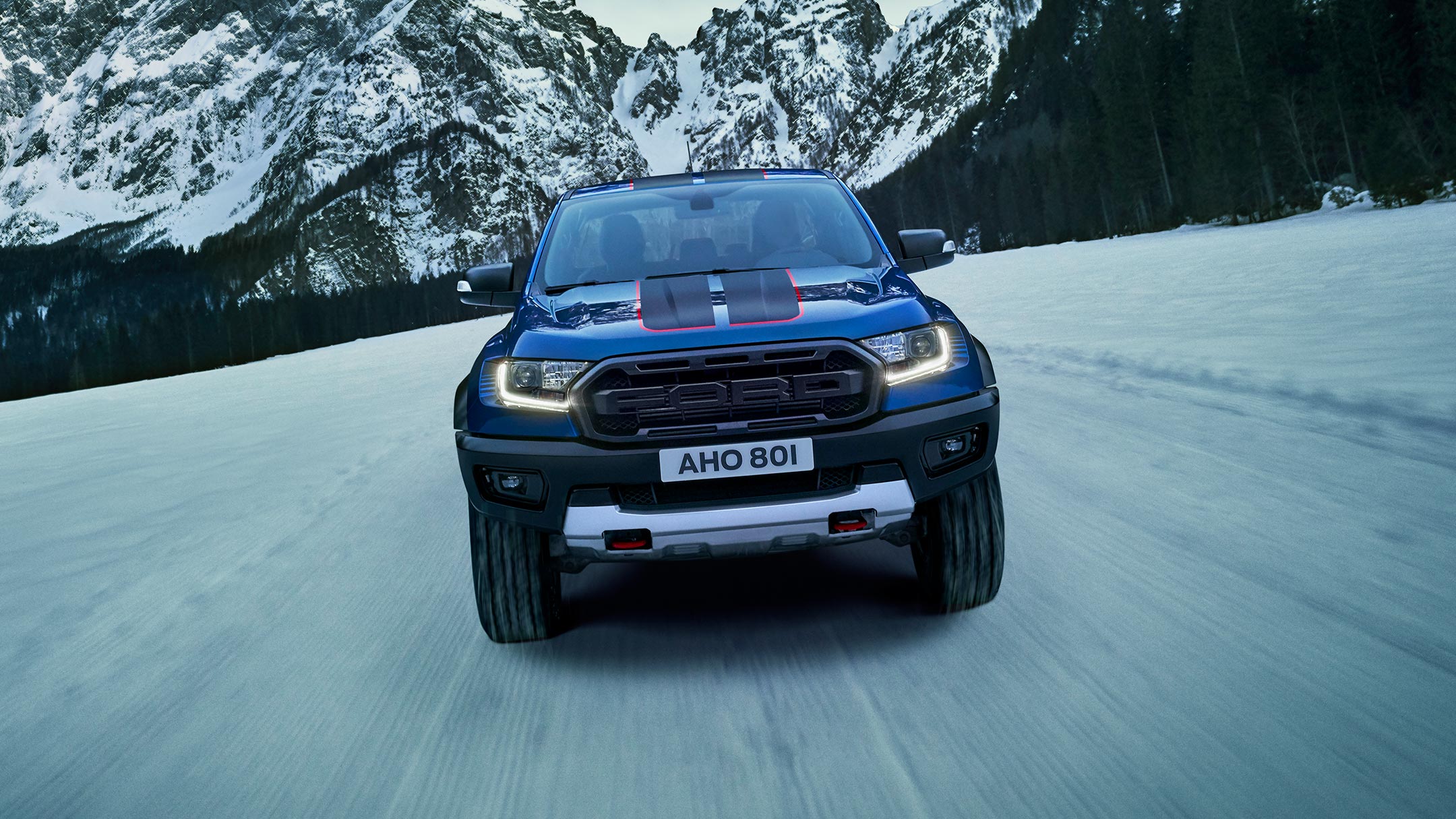 Ford Ranger Raptor Special Edition grille view