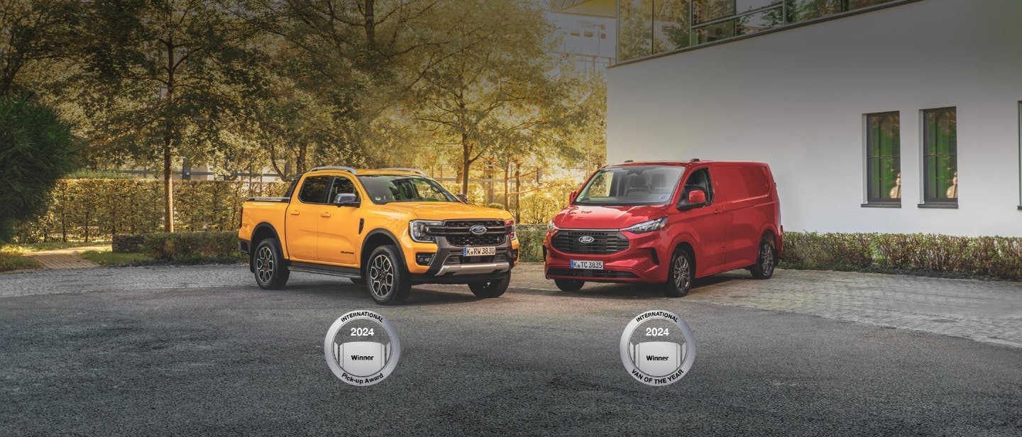  International Van and Pick-up of the Year wins of New Transit Custom and All-New Ranger